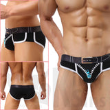 2019 Sexy Zipper Pouch Enhancing Briefs