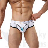 2019 Sexy Zipper Pouch Enhancing Briefs