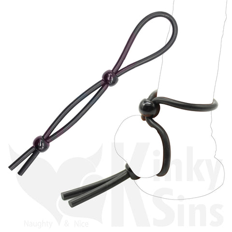 Adjustable Double Lock Cock And Balls Ring