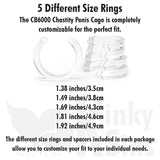 CB-6000 Male Chastity Cage Device