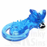 Couples Vibrating Tongue Pleasure Cock And Balls Ring