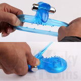 Couples Vibrating Tongue Pleasure Cock And Balls Ring