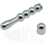 Double Trouble 3 Ball Suede Leather Flogger and Anal Dildo