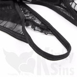 Erotic Open Cup Crotchless Lacy Lingerie
