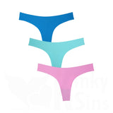 Exquisite Seamless Set Of 3 Charming Thongs