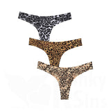 Exquisite Seamless Set Of 3 Charming Thongs