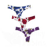 Exquisite Seamless Set Of 3 Charming Thongs