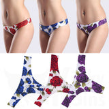 Exquisite Seamless Set Of 3 Charming Thongs