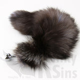 Frisky Fox Tail Small Stainless Steel Butt Plug