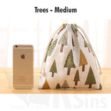 Handmade Colorful Cotton Drawstring Storage Bags