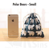 Handmade Colorful Cotton Drawstring Storage Bags