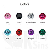 Jewelled Metal Booty Butt Plug Set