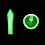 5 Love Rod Glow In The Dark Condom Set - Plus 3 Ultra-Thin Condoms