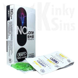 5 Love Rod Glow In The Dark Condom Set - Plus 3 Ultra-Thin Condoms