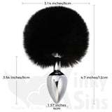 Metal Bouncing Bunny Butt Plug - Large