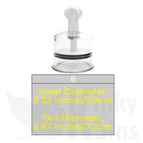 Set of 6 - Traditional Chinese Style Suction Cupping Cups