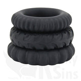 Premium Triple Titan Cock Ring Set