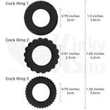 Premium Triple Titan Cock Ring Set