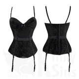 Pure Luxury Lace Detailed Push Up Bustier