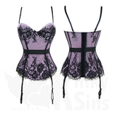 Pure Luxury Lace Detailed Push Up Bustier