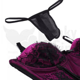 Pure Luxury Lace Detailed Push Up Bustier