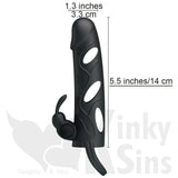 Rabbit Double Deluxe Vibrating Cock Sleeve