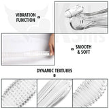 Reusable Vibrating Penis Sleeve Condoms