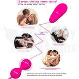 Seventh Heaven Remote Control Vibrating Jiggle, Kegel Balls