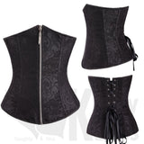 Sexy Zipped, Absolute Under-Bust Corset Plus Size Collection - With a FREE G-String
