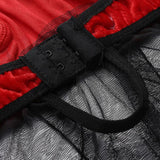 Sheer Sexy Christmas Babydoll & G-String