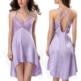 Super Sexy, Asymmetric Lace & Satin Style Night Dress