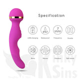 The Magic Heated Double Pleasure Wand-Rod