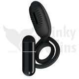 Ultimate Couples Double Pleasure Cock And Balls Ring