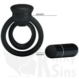 Ultimate Couples Double Pleasure Cock And Balls Ring