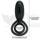 Ultimate Couples Double Pleasure Cock And Balls Ring