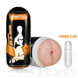 Anal Sex - In A Can Masturbator - PLUS FREE LUBE