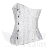 Beautiful Buttoned Absolute Under-Bust Corset Plus Size Collection - With a FREE G-String