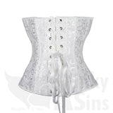 Beautiful Buttoned Absolute Under-Bust Corset Plus Size Collection - With a FREE G-String