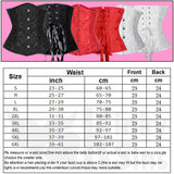 Beautiful Buttoned Absolute Under-Bust Corset Plus Size Collection - With a FREE G-String