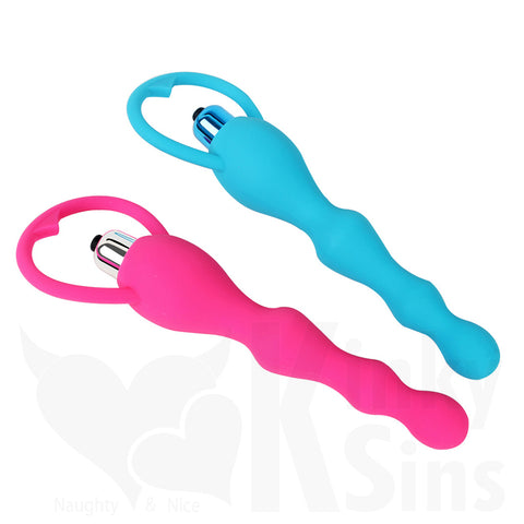 Beginners Vibrating Anal Beads Butt Plug | Sex Toys | KinkySins.com Beginners Vibrating Anal Beads Butt Plug | Sex Toys | KinkySins.com