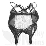 Erotic Open Cup Crotchless Lacy Lingerie