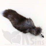 Frisky Fox Tail Small Stainless Steel Butt Plug