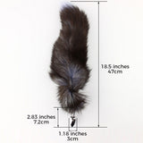 Frisky Fox Tail Small Stainless Steel Butt Plug