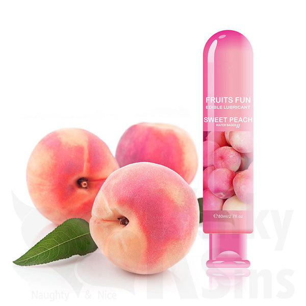 Fun &amp; Edible Flavored Lubricants - Sweet Peach