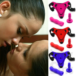 Ladies Premium Smooth Strap-on &amp; Dildo Set