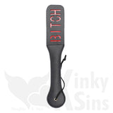 Leather Layered Imprinted Spanking Paddle