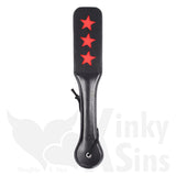 Leather Layered Imprinted Spanking Paddle