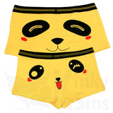 Matching Panda Couples Briefs Set