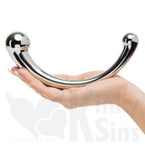 Stainless Steel Curved G &amp; P-Spot Climax Wonder Dildo