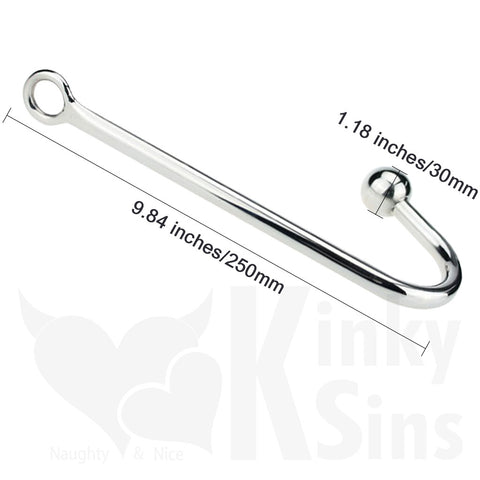 The Classic Stainless Steel Anal Hook | Sex Toys | KinkySins.com The Classic Stainless Steel Anal Hook | Sex Toys | KinkySins.com